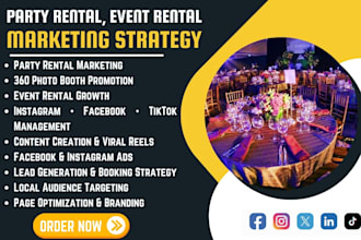 be your party rental event planning event rental social media marketing manager