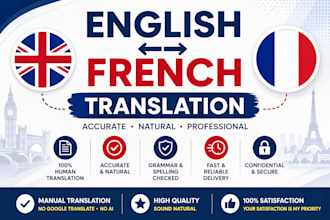 translate english to french and french to english