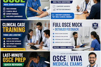 coach you for osce, viva, and medical exams
