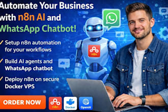 n8n ai agent, n8n whatsapp chatbot, n8n shopify ai chatbot, n8n ai voice agent