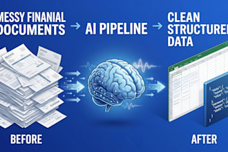 build an ai pipeline to extract data from financial documents