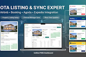 hotel pms setup hotel booking website vacation rental listing expedia listing