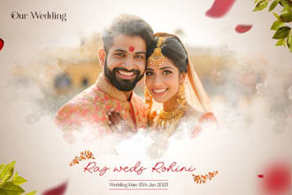 edit cinematic wedding video, wedding highlight, teaser