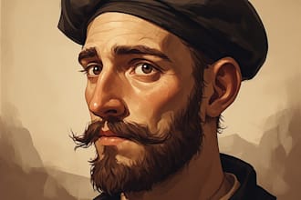 make artistic oil painting on oil canvas