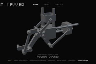 3d cad design and product design for manufacturing
