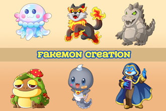 design an original fakemon character for you