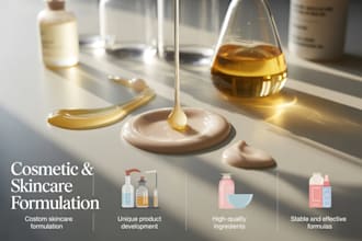 formulate cosmetics or skincare formulation