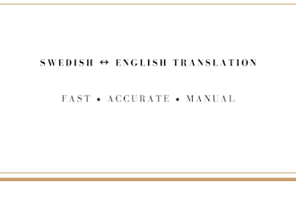 translate and write english and swedish