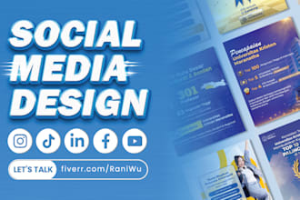 design attractive instagram post and social media content