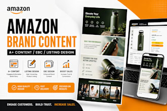 design amazon brand content amazon a plus content ebc image listing design