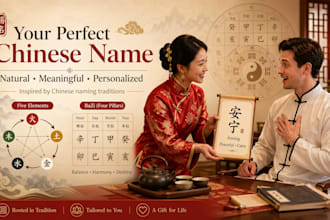 create a meaningful chinese name for you or someone you care about