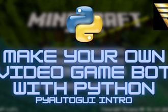 develop video game bot automation, roblox bot, anime game bot