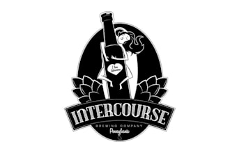 do classic sexually risky pin up logo for intercourse brand
