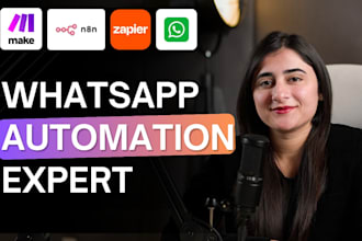 do whatsapp ai agent, make automation, whatsapp automation, zapier automation