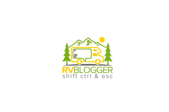 design consulting traditional rv blogger brand logo