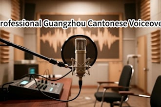 record a professional guangzhou cantonese voiceover