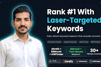 do profitable SEO keyword research and competitor analysis for any niche