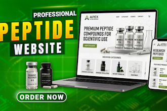 build fda compliant peptide website, research peptide store in woocommerce