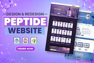 build fda complaint peptide website, research peptide, woocommerce peptide store