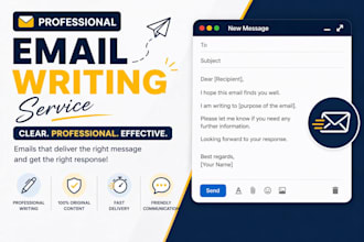 write professional emails for business or personal use
