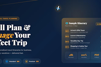 plan and manage your complete travel itinerary and bookings