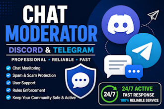 be your chat moderator and provide live customer support
