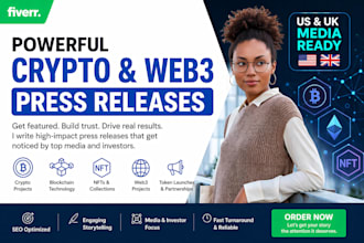 write crypto web3 press release blockchain nft crypto projects