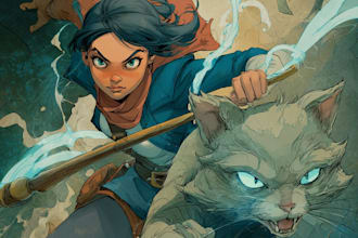 comic book illustration with comic book illustrator