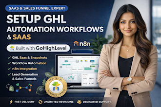 be your gohighlevel expert for ghl website design and automation workflow