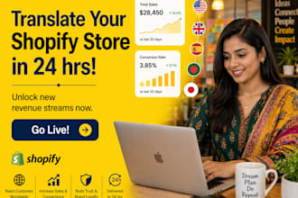 shopify store translated to any language in 24 hours