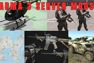 arma3 server custom arma3 mods scripts arma 3 maps weapon clothing helicopter