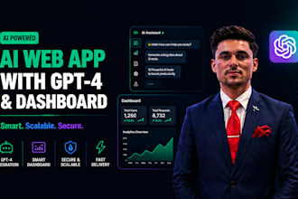 build an ai web app with chatgpt API and dashboard