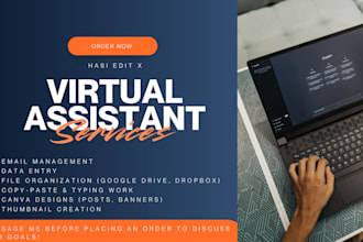 be your professional virtual assistant