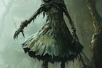 do horror character design