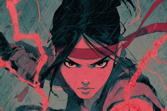 comic book illustration with comic book illustrator