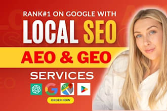 do monthly website local off page, GEO, aeo,SEO backlinks building for ai search