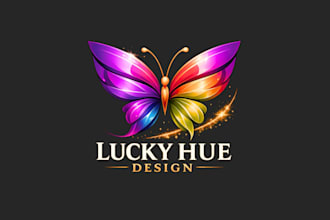 create creative logo design with branding shue