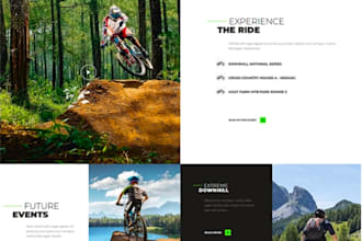 do mountain biking website design