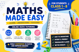 teach basic math and help with school studies