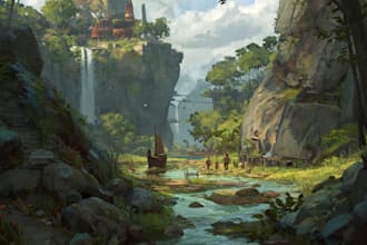 do environment concept art