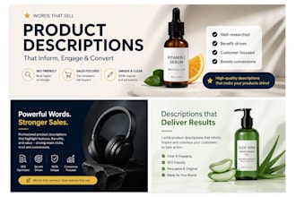 write SEO product descriptions