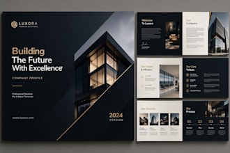 create a professional branding or product PDF