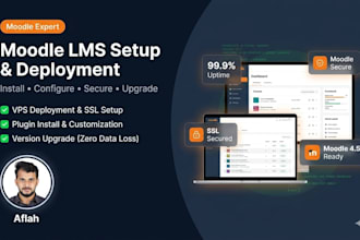 set up, configure, and deploy moodle lms on your server