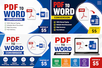 retype pdf to editable word document manually