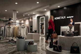 design luxury clothing store interior,retail store,modern store layout,3d render