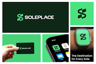 design minimalist business logo and brand identity with branding kit package