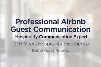 create professional airbnb guest message templates for hosts