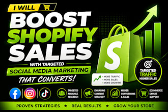 boost shopify sales with targeted social media marketing that converts