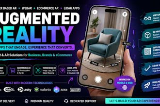 marker base augmented reality app ar app webar ecommerce ar lidar sensor app