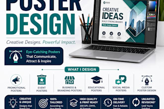 digital poster for your promotion